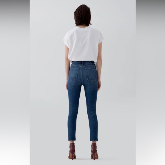 Anthropologie X Agolde Nico High Rise Slim Leg Jeans. Size 26x27 - Picture 11 of 11